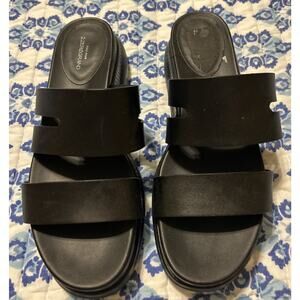 Women’s Cole Haan 2.zerogrand Black Slip On Sandals Size 8